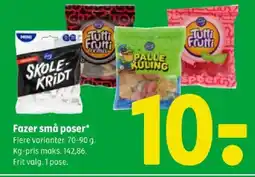 Coop 365 Fazer små poser tilbud