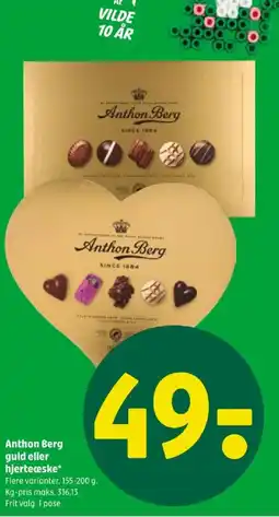 Coop 365 Anthon Berg guld eller hjerteæske tilbud