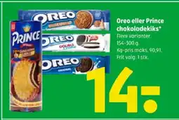 Coop 365 Oreo eller Prince chokoladekiks tilbud