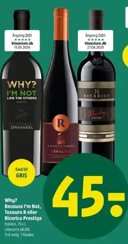 Coop 365 Why? Because I'm Not Tesauro R eller Ricarico Prestige tilbud