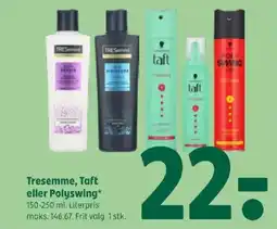 Coop 365 Tresemme, Taft eller Polyswing tilbud