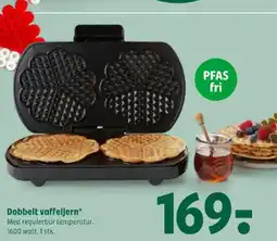 Coop 365 Dobbelt vaffeljern tilbud