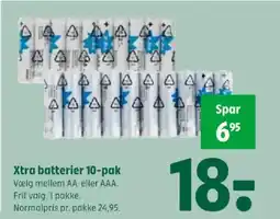 Coop 365 Xtra batterier 10-pak tilbud