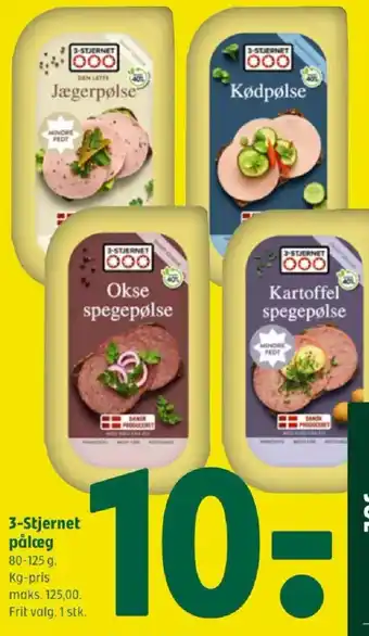 Coop 365 3-Stjernet pålæg tilbud