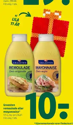 Coop 365 Graasten remoulade eller mayonnaise tilbud