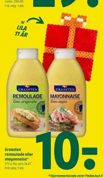 Coop 365 Graasten remoulade eller mayonnaise tilbud