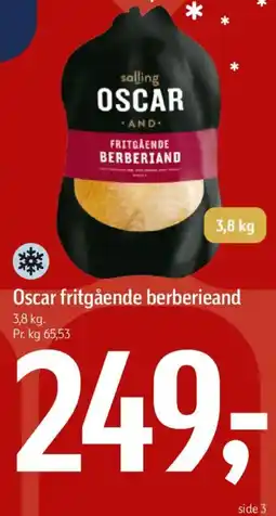 Føtex Oscar fritgående berberieand tilbud