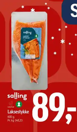 Føtex Salling laksestykke tilbud