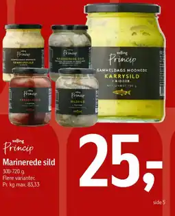 Føtex Salling princip marinerede sild tilbud