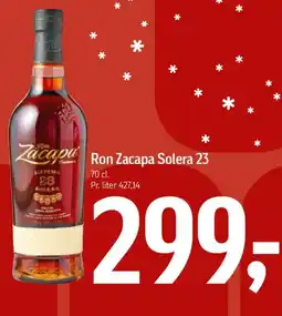 Føtex Ron Zacapa Solera 23 tilbud