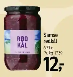 Føtex Samse rødkål tilbud