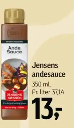 Føtex Jensens andesauce tilbud