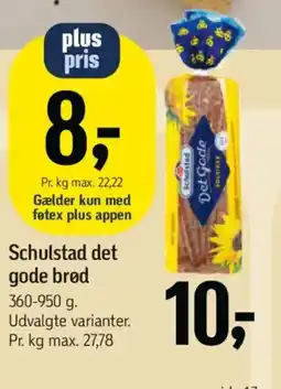 Føtex Schulstad det gode brød tilbud