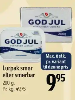Føtex Lurpak smør eller smørbar tilbud