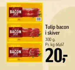 Føtex Tulip bacon i skiver tilbud