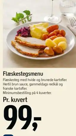 Føtex Flæskestegsmenu tilbud