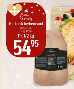 Føtex Salling hel fersk berberieand tilbud