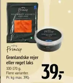 Føtex Salling princip Grønlandske rejer eller røget laks tilbud