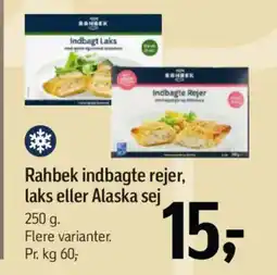 Føtex Rahbek indbagte rejer, laks eller Alaska sej tilbud