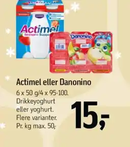 Føtex Actimel eller Danonino tilbud