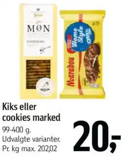 Føtex Kiks eller cookies marked tilbud