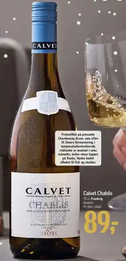Føtex Calvet Chablis tilbud