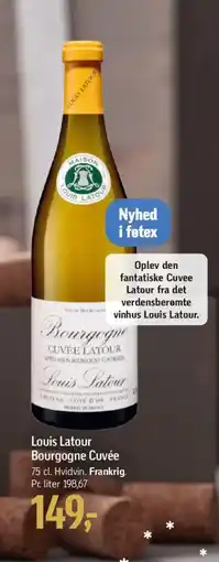 Føtex Louis Latour Bourgogne Cuvée tilbud