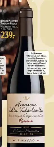 Føtex Silvano Piacentini Amarone Riserva tilbud