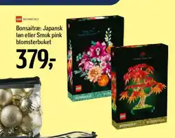Føtex LEGO BOTANICALS Bonsaitræ: Japansk len eller Smuk pink blomsterbuket tilbud