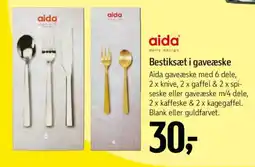 Føtex Aida bestiksæt i gaveæske tilbud