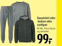 Føtex Sweatshirt eller -bukser eller cardigan tilbud