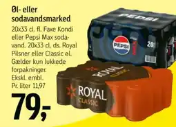 Føtex Øl- eller sodavandsmarked tilbud