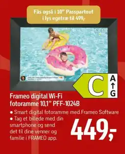 Føtex Frameo digital Wi-Fi fotoramme 10,1" PFF-1024B tilbud