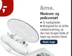 Føtex &me. manicure- og pedicuresæt tilbud