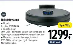 Føtex Wilfa robotstøvsuger tilbud