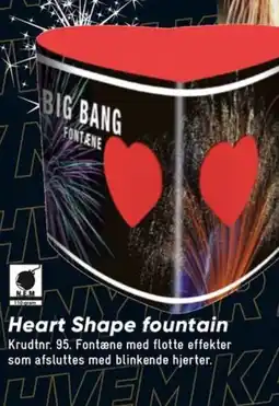 Bilka Heart Shape fountain tilbud