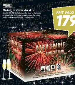 Bilka Midnight Glow 46 skud tilbud
