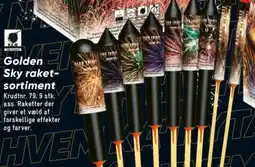 Bilka Golden Sky raket- sortiment tilbud