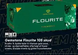 Bilka Gemstone Flourite 105 skud tilbud