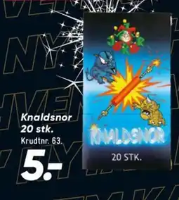 Bilka Knaldsnor tilbud