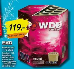 Bilka Powder no. 1 19 skud tilbud