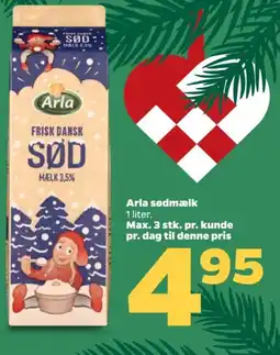 Netto Arla sødmælk tilbud