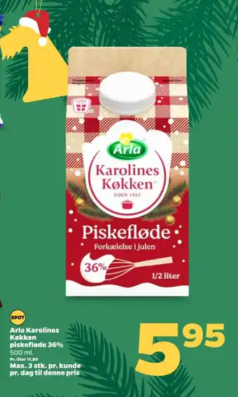 Arla Karolines Køkken piskefløde 36%