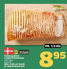 Netto Velsmag dansk ovnklar flæskesteg tilbud