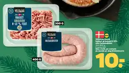 Netto Velsmag dansk hakket grisekød 8-12% eller julemedister tilbud