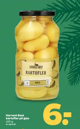 Netto Harvest Best kartofler på glas tilbud