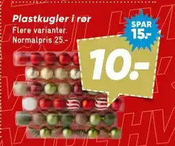 Bilka Plastkugler i rør tilbud