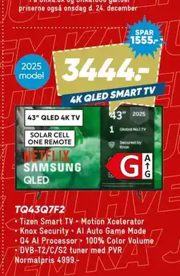 Bilka SAMSUNG TQ43Q7F2 tilbud