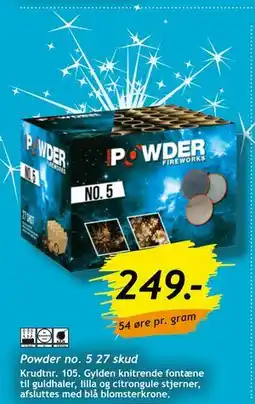 Bilka Powder no. 5 27 skud tilbud