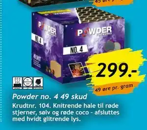 Bilka Powder no. 4 49 skud tilbud